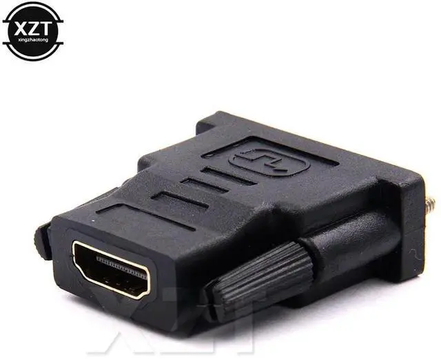 Alt view image 4 of 4 - Gold Plated Plug Male To Female DVI Converter 1080P For HDTV Projector Monito DVI 24+1 To HDMI-compatible Adapter Cables