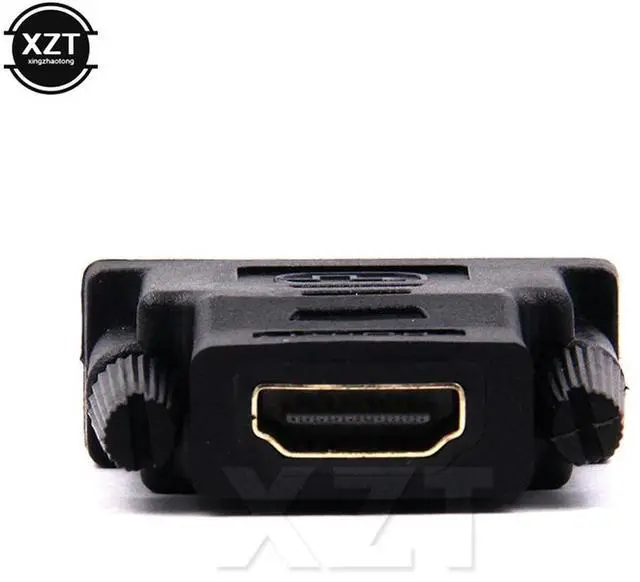 Alt view image 2 of 4 - Gold Plated Plug Male To Female DVI Converter 1080P For HDTV Projector Monito DVI 24+1 To HDMI-compatible Adapter Cables