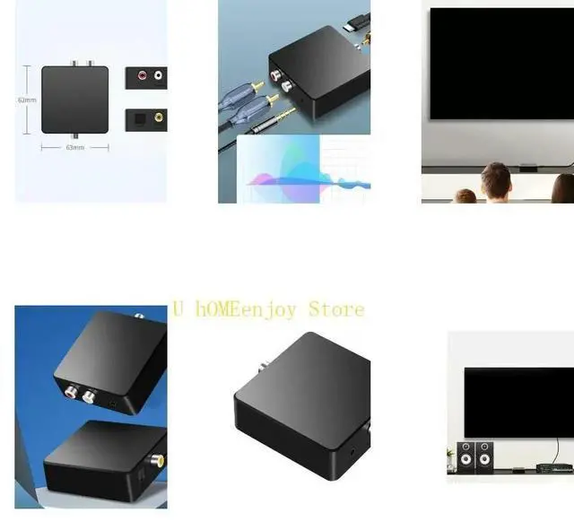 Main image of Plugs And Play Digital to Analog Audios Converter For Home Entertainment Setups