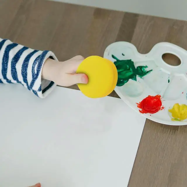 Alt view image 2 of 4 - 10Pcs Double Sided Wooden Chalkboard Signs Small Tabletop Stand Mini Message Boards for Buffet Food els Wedding Party