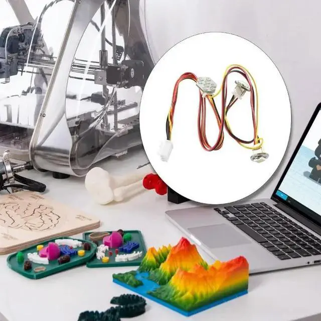 Alt view image 2 of 3 - RGBW Mini Button PCB LED Voron SB Extruder Led Light for Voron 2.4 StealthBurner Extruder 3D Printer Accessory