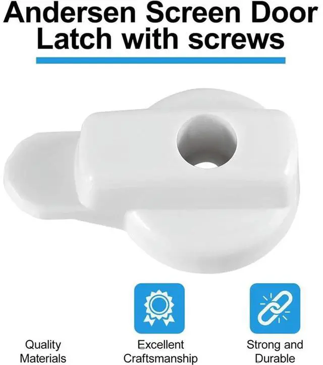 Alt view image 3 of 4 - 2Pack Hinged Screen Door Latch For Andersen Doors, Replacement For Andersen Screen Door Latch Lock