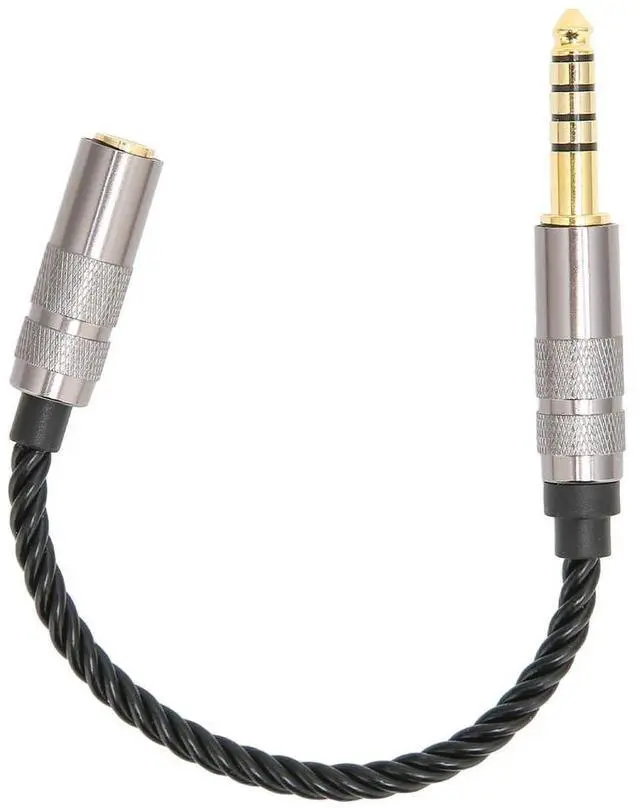 Main image of Headphone Adapter Cable Gold Plated 4.4MM Balanced Male to 3.5MM Stereo Female Adapter Cord Headphone Cable