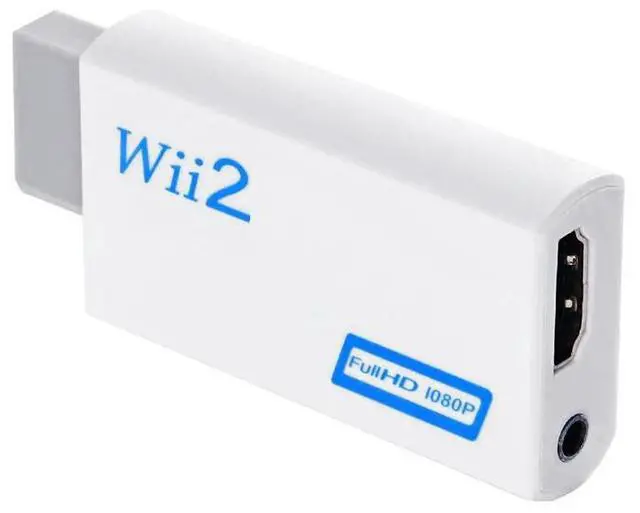 Main image of Full HD 1080P Wii to HDMI-compatible Converter Adapter Wii2HDMI-compatible Converter 3.5mm Audio for PC HDTV Monitor Display
