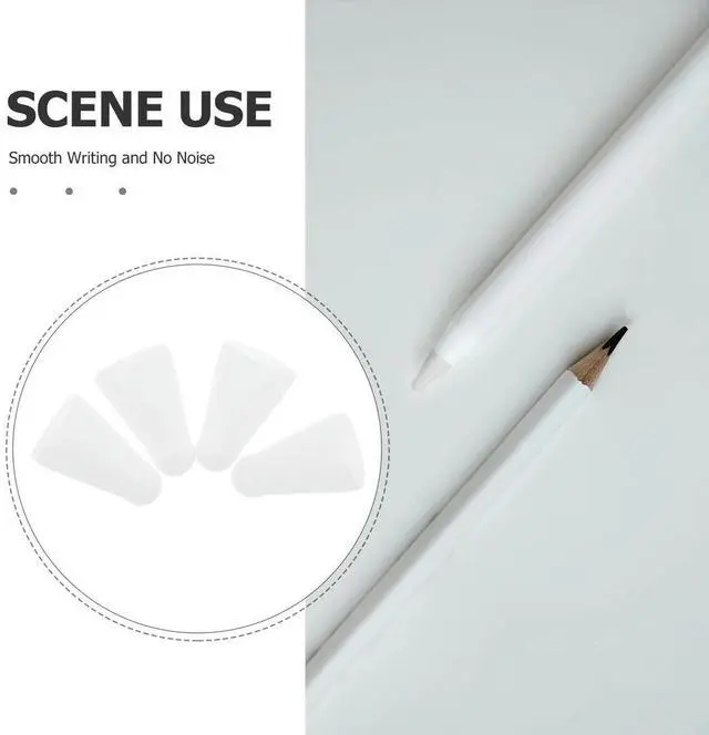 Alt view image 4 of 4 - 9Pcs Adorable Pencil Caps Erasers Carrot Banana Eggplant Shapes Multifunctional Accessories for Students Artists