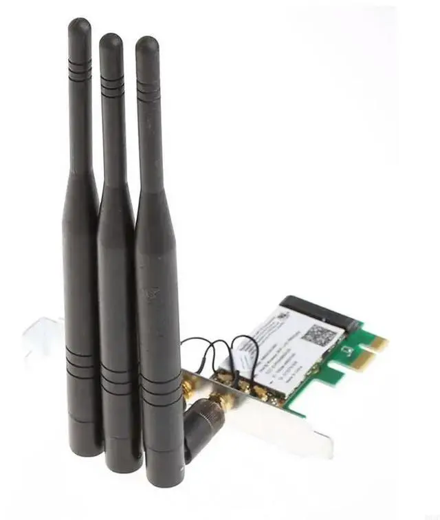 Main image of PC Wireless Card PCI for Express 2.4/5GHz 300M Desktop Adapter Bluetooth-compatible Converter For 496