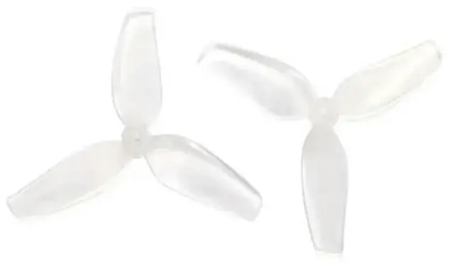 Alt view image 2 of 4 - For RC FPV Remote Control Drone Parts 45MMX3 FPV Propeller 3-Blades PC Material 1.5MM Shaft 2CW+ 2CCW For DIY Racing Models