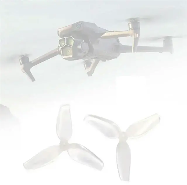 Alt view image 3 of 4 - For RC FPV Remote Control Drone Parts 45MMX3 FPV Propeller 3-Blades PC Material 1.5MM Shaft 2CW+ 2CCW For DIY Racing Models