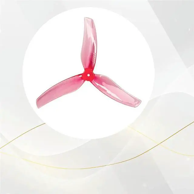 Alt view image 3 of 4 - For F9A-B U14 200 Hollow Cup Group Drone Compatible 4 Pair Of 2609-3 3-Blade PC Propellers 65MM- DIY Parts