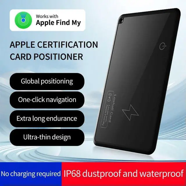 Alt view image 3 of 4 - Wireless Charging Track Card Works with Find My Wallet Tracker Phone Finder Ultrathin Mini Locator Tracking Device