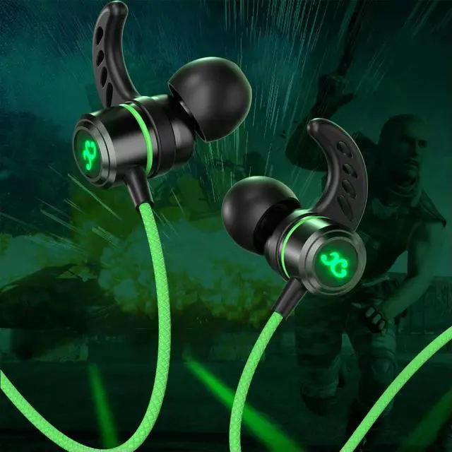 Alt view image 2 of 4 - TYPE-C Wired Headphones Gaming Headset Bass Stereo Gamer Earphones Noise Cancelling Earbuds With Mic In-ear Handfree