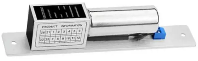 Alt view image 2 of 4 - 2 Wires Electric Bolt Lock DC12V Electronic Mortise Door Lock Adjustable Time Delay