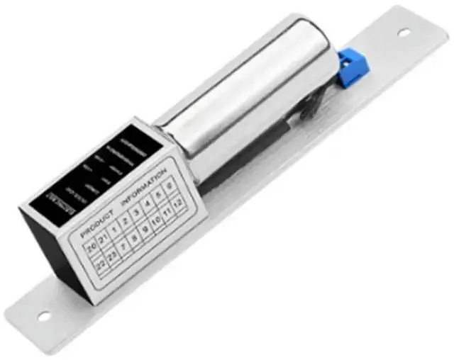 Alt view image 3 of 4 - 2 Wires Electric Bolt Lock DC12V Electronic Mortise Door Lock Adjustable Time Delay