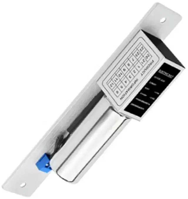Main image of 2 Wires Electric Bolt Lock DC12V Electronic Mortise Door Lock Adjustable Time Delay