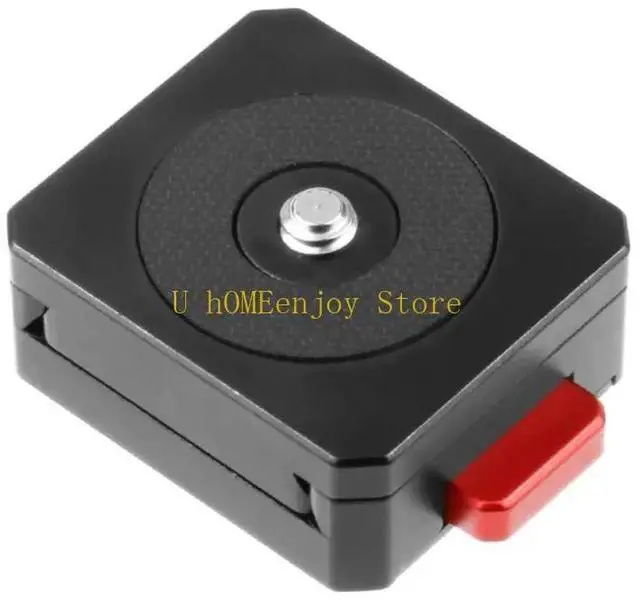 Alt view image 3 of 3 - V Lock Assembly Portable Quick Release Plate with Wrench 1/4"-20 Thread Hole