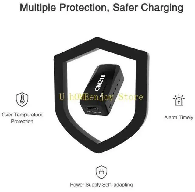 Alt view image 3 of 3 - 7.4V 2S Lipos With USB Type C Rapid 1.5A Charging And Safety Protections For Drones Models
