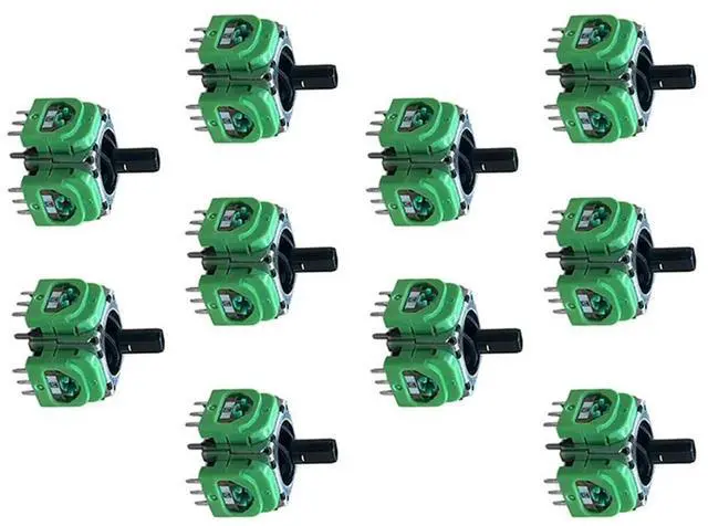 Alt view image 3 of 4 - For PS5 Gamepad TMR Electromagnetic IC Joystick 10Pcs For PS5 Controller Replacement 3D Analog Stick Sensors