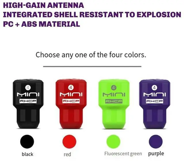 Alt view image 3 of 4 - 5.8G High Gain FPV Antenna RHCP RPSMA 2.8Dbi Antenna For RC FPV Drone VTX DIY Parts