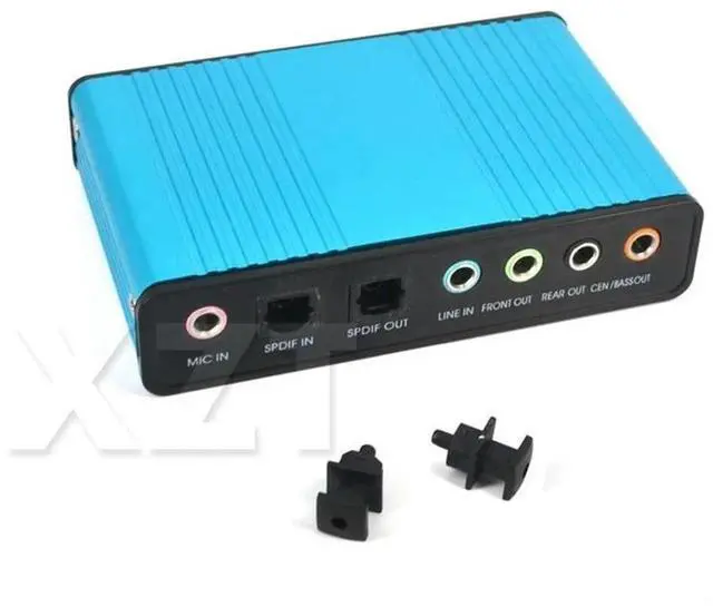 Alt view image 3 of 4 - est Hot USB 2.0 Sound Card 6 Channel 7.1 and 5.1 Optical External Audio Card SPDIF Controller for PC Laptop Desktop Tablet