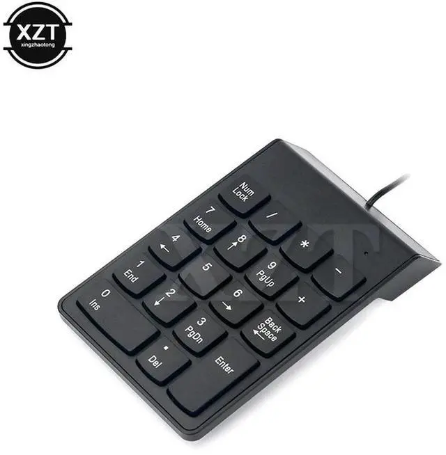 Main image of 18 Keys Number Pad Keyboard USB Wire Mini Keyboard for Laptop Desktop PC Pro Numpad Keyboard