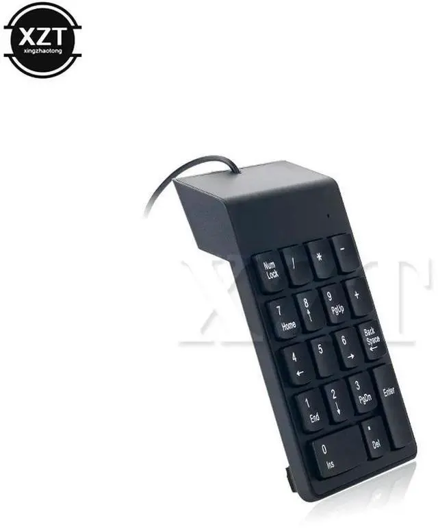 Alt view image 2 of 3 - 18 Keys Number Pad Keyboard USB Wire Mini Keyboard for Laptop Desktop PC Pro Numpad Keyboard
