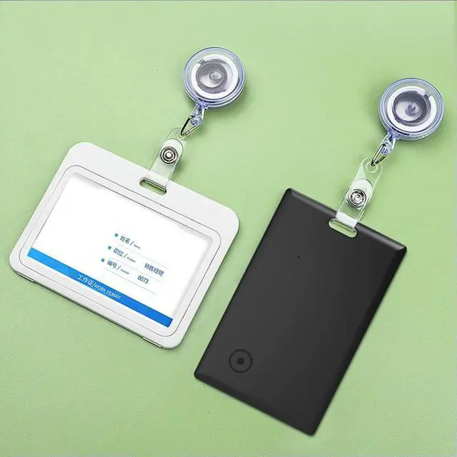 Alt view image 3 of 4 - Wallet Tracker Card Wireless Rechargeable Anti-lost Card Location Tracking Tag Works with Find My App Item Finder