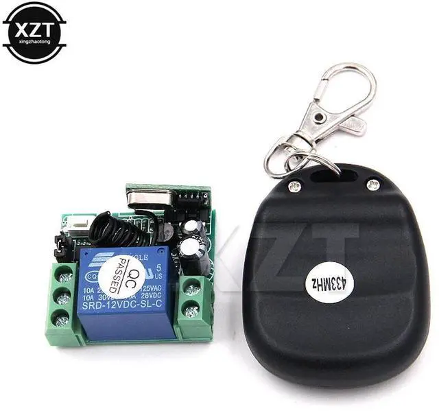 Alt view image 2 of 4 - 1pcs Hot Sale Wireless Universal Remote Control DC 12V Button RF switch system 433MHz Telecomando Transmitter Receiver