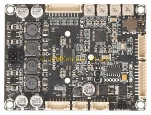 Alt view image 2 of 3 - Adjustable EQ 60W Class D Subwoofer Amplifier DSP Electronic Frequency Division 8Ohm HiFi Output for 24V Systems