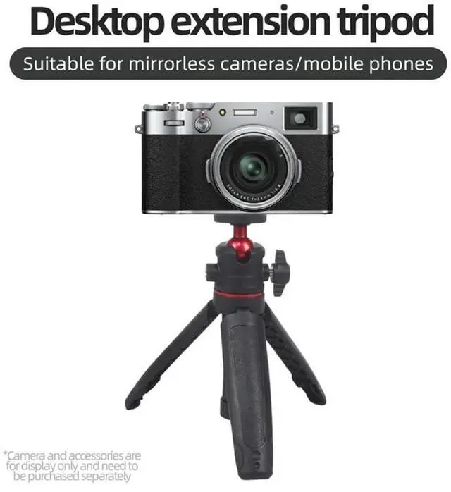 Alt view image 2 of 4 - Extension Tripod Desktop Mount Handheld Portable For Gopro Hero 12 11 10 9 X4 X3 Osmo Action 4 3 Accessories