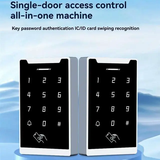 Alt view image 2 of 4 - Waterproof DC 12V 24V Access Control Door Lock System Keyboard Card Swipe Password Electronic Opener