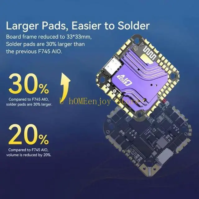 Alt view image 3 of 3 - F405 Flight Controller 40A 3-6S for FPV 5inch Remote Controlling Quadcopter Accessories