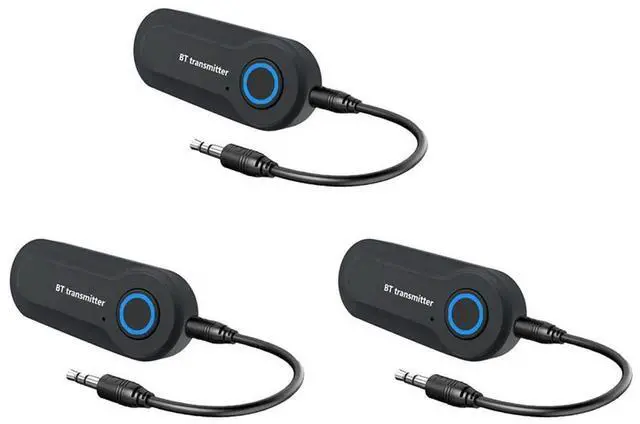 Alt view image 2 of 4 - 3X Bluetooth 5.0 Adapter Wireless Audio Bluetooth Transmitter Receiver For PC/TV/Car 3.5Mm AUX Music RX Sender Adaptador