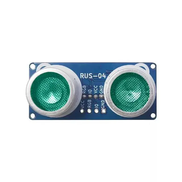 Alt view image 2 of 3 - RUS-04 Ultrasonic Module RGB Colorful Light Obstacle Avoidance Sensor Distance Measuring For Robot Car 3-5.5V