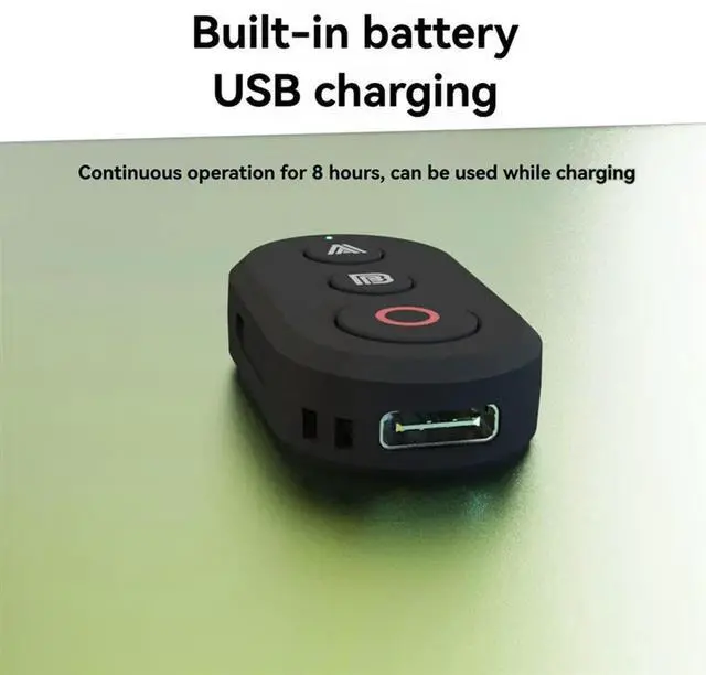 Alt view image 2 of 4 - Remote Control For X4 X3 X2 Ace Pro 2 Gopro 13 Bluetooth Photography Shutter Release Button Controller