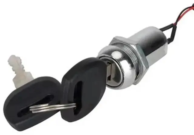 Alt view image 3 of 4 - For Kukirin G4 Electric Scooter Compatible 2-Switch Key Cylinder Door Lock Replacement