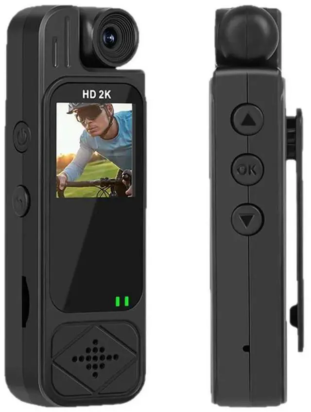 Main image of Infrared Night Vision Camera 1080P Law Enforcement Recorder Mini Back Clip With Screen Evidence Recorder For Security