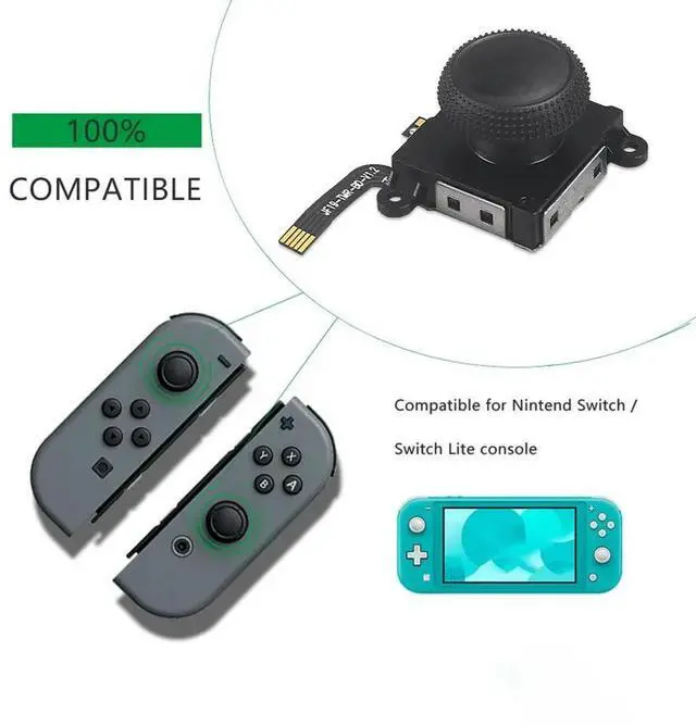 Alt view image 2 of 4 - For Joy Con OLED Lite Hall Sense Effect For Nintendo Switch Joystick Repair Tool Set Light Thumb Stick Replacement Parts