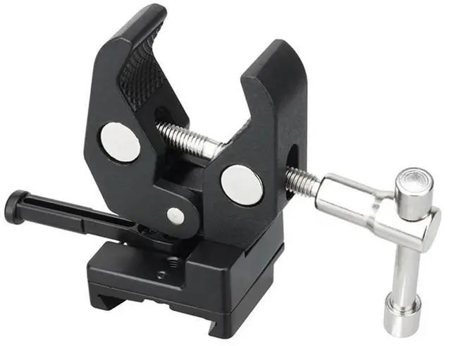 Alt view image 2 of 4 - V-Lock Female Quick Release Mount Adapter With Crab Clamp For DSLR Camera V Mount Photographic Devices