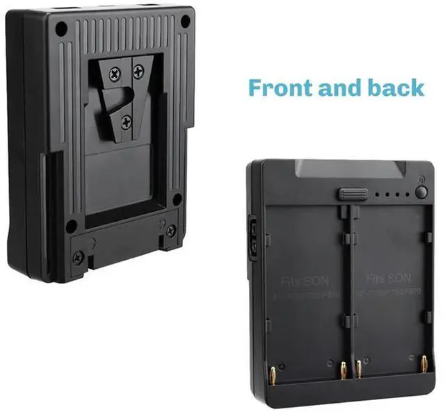 Main image of V-Mount Lock To Dual NP-F550/750/970 NP-F Series Power Supply Converter Plate For Tilta Kit Monitors LED Light