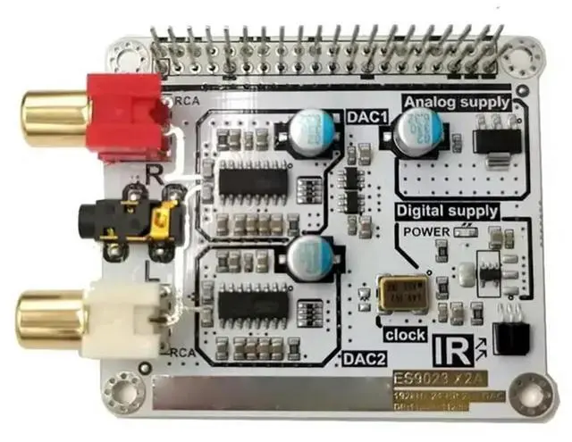 Alt view image 2 of 4 - Volumio Moode For Raspberry Pi 4B For Raspberry Pi 4B Volumio Moode Dual ES9023 Decode DAC I2S HIFI Network Digital