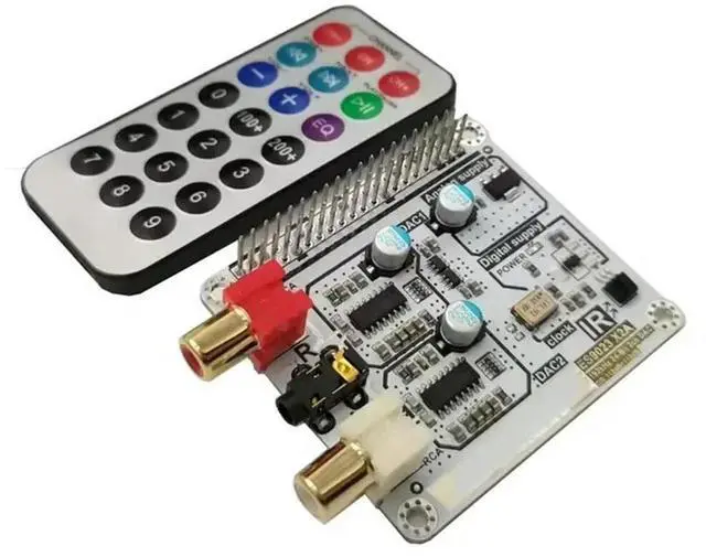 Main image of Volumio Moode For Raspberry Pi 4B For Raspberry Pi 4B Volumio Moode Dual ES9023 Decode DAC I2S HIFI Network Digital