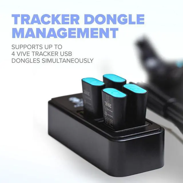 Alt view image 2 of 5 - 4-Port USB Hub for Vive Tracker USB dongles