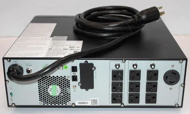 Alt view image 2 of 6 - VERTIV Liebert | PSI5-3000SRT120LI | Short-Depth 3kVA 2700W 120V 3U Rack/Tower UPS | Line Interactive UPS| Remote Management Capable | With Programmable Outlets