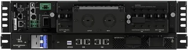 Alt view image 2 of 3 - Vertiv Liebert GXT5LI-6000MVRT3UXLN GXT5 Lithium-Ion Online UPS 6000VA/6000W 120V/208V Rack/Tower UPS - Single-phase UPS | 1.0 Output Power Factor | Lowest TCO | Full-color LCD Interface