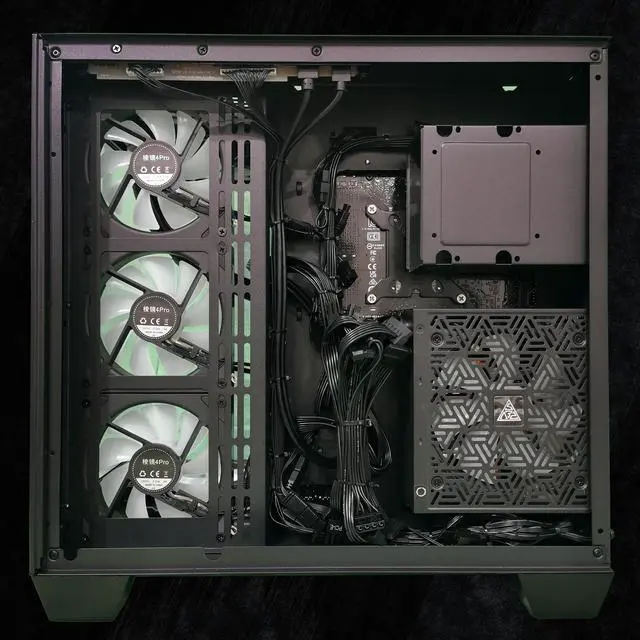 Alt view image 6 of 6 - FunHei Tech Gaming PC, AMD Ryzen 7 9800X3D 8-Core, GeForce RTX5080, 32 GB DDR5 RAM, 1TB, 850W PSU, WiFi & Bluetooth, Win11 Pro, Black