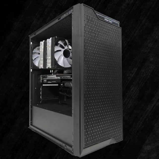 Alt view image 5 of 7 - FunHei Tech Gaming PC, AMD Ryzen 5 9600X 5.5 GHz 6-Core Processor, GeForce RTX5070 Ti, 32 GB DDR5 RAM, 1 TB, 750W PSU, WiFi & Bluetooth, Win11 Pro, Black