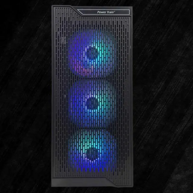 Alt view image 2 of 7 - FunHei Tech Gaming PC, AMD Ryzen 5 9600X 5.5 GHz 6-Core Processor, GeForce RTX5070 Ti, 32 GB DDR5 RAM, 1 TB, 750W PSU, WiFi & Bluetooth, Win11 Pro, Black