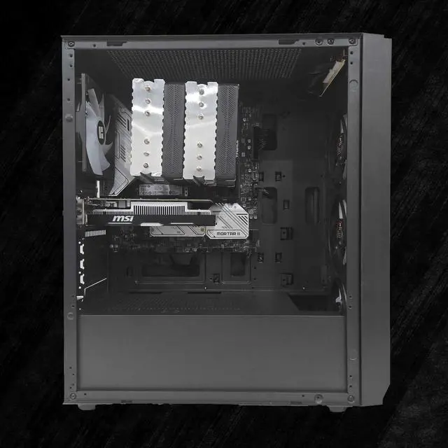 Alt view image 6 of 7 - FunHei Tech Gaming PC, AMD Ryzen 5 9600X 5.5 GHz 6-Core Processor, GeForce RTX5070 Ti, 32 GB DDR5 RAM, 1 TB, 750W PSU, WiFi & Bluetooth, Win11 Pro, Black