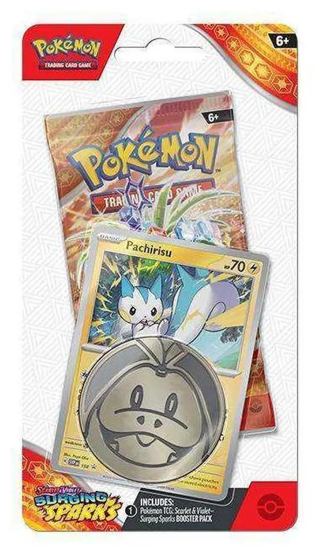 Main image of Pokemon TCG: Scarlet & Violet - Surging Sparks Check Lane Blister Pack - Random Artwork