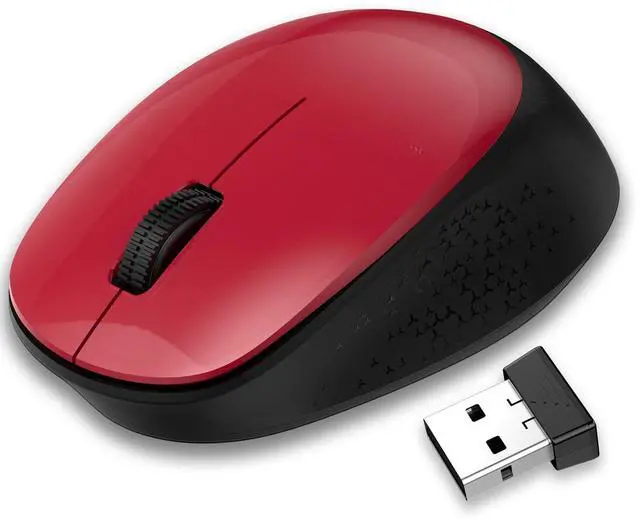 Main image of LeadsaiL Wireless Mouse for Laptop, 2.4GHz Silent USB Mouse, Slim Optical Mouse with 3 Buttons, 1600 DPI, Works with Windows, Mac, Chrome OS, Linux